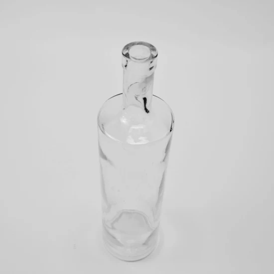 Kundenspezifisches Etikett mit Logo, Super Flint, leeres Getränk, Wasser, Saft, Milch, Wein, Alkohol, Whisky, Wodka, Brandy, 200 ml, 500 ml, 750 ml Glasflasche