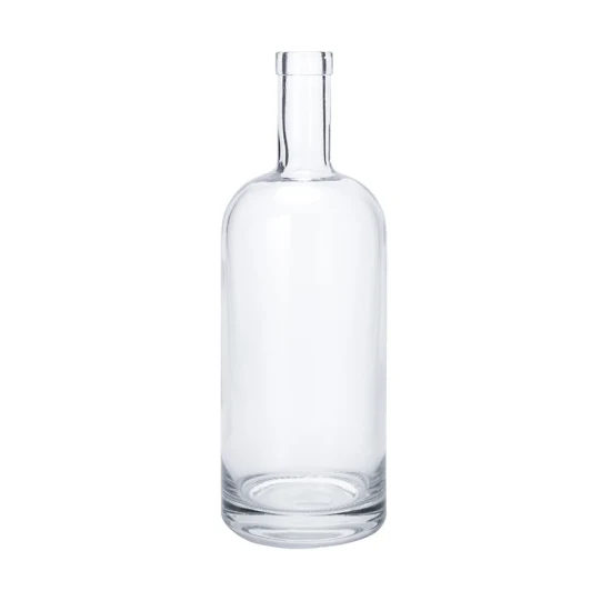 Glas-Likörflasche 700 ml, 750 ml, nordische Gin-Whisky-Wodka-Likör-Spirituosen-Flasche für Likör-Rum, 500 ml